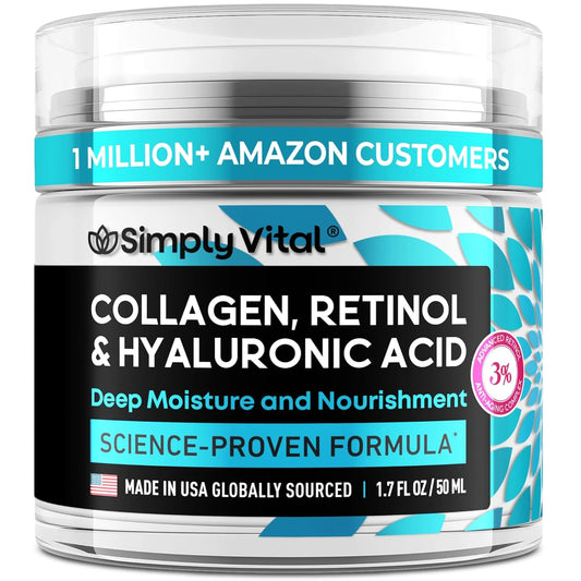 COLLAGEN, RETINOL AND HYALURONIC ACID